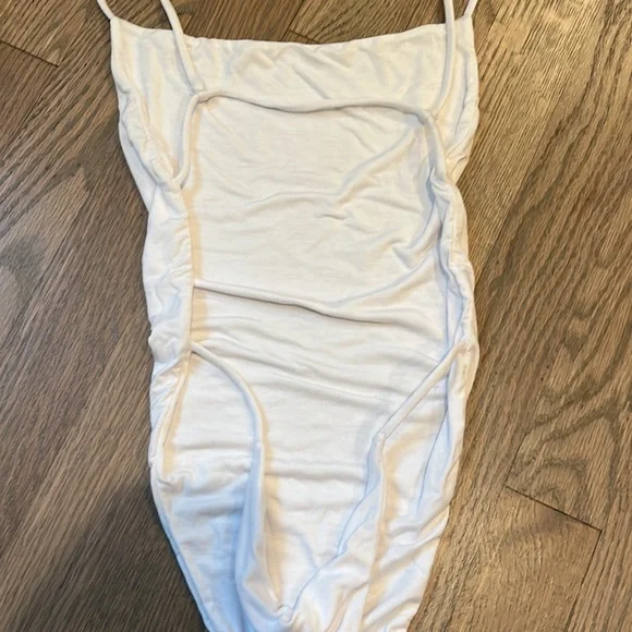 Indah White Spaghetti Strap Top - Picture 3 of 3